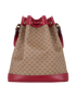 X Doraemon Bucket Bag, back view